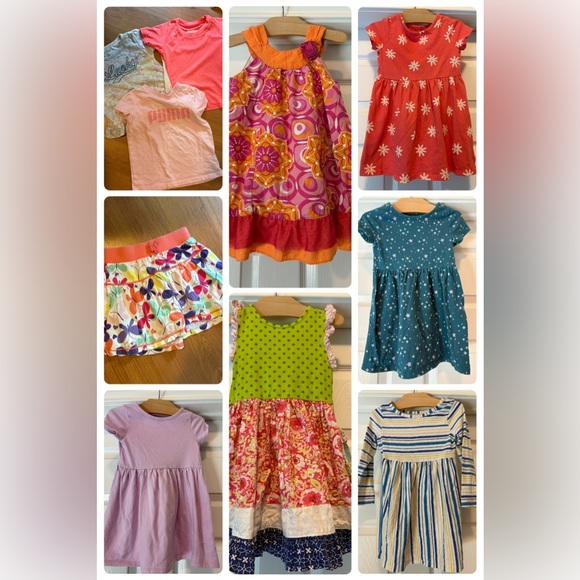 3T Bundle! 6 Dresses, 3 Tees, 1 Skirt - Picture 1 of 8
